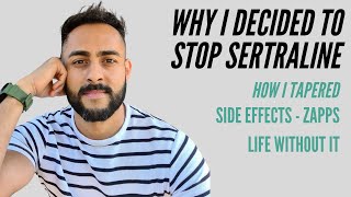 Why I decided to stop sertraline how I tapered off and side effects [upl. by Vinn]