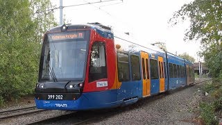 Sheffield Tram Train to Rotherham Parkgate Terminus  First Full Day of Operation [upl. by Hairim421]