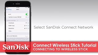 SanDisk® Connect Wireless Stick Tutorial  Connecting to Wireless Stick [upl. by Eednarb]