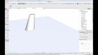 Archicad25 Morph Kegelstumpf schräg mit Ellypse oben [upl. by Hound]