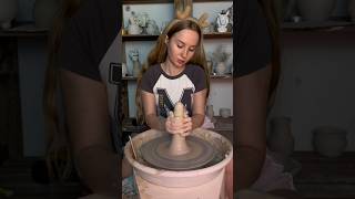 pottery potterygirl ceramic relaxing clay asmr shorts [upl. by Hunley]