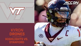 Virginia Tech QB Kyron Drones Paces A West Coast Win [upl. by Rehc]