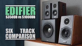 Edifier S350DB vs Edifier S1000DB  6Track Comparison [upl. by Leizahaj]