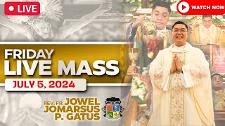 1ST FRIDAY FILIPINO LIVE MASS TODAY II JULY 5 2024 II FR JOWEL JOMARSUS GATUS [upl. by Anirret]