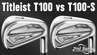 Titleist T100 vs T100S Irons  Power Spec Fitting  Trackman Test [upl. by Elleimac]