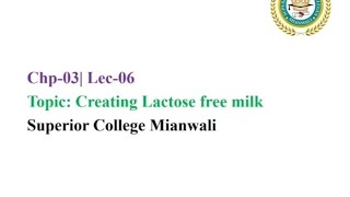 How to prepare lactose free milk  Creating lactose free milk at home [upl. by Gabrila]