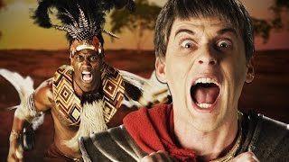 Shaka Zulu vs Julius Caesar Epic Rap Battles of History [upl. by Elokkin]