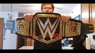 WWE CHAMPIONSHIP COMMEMORATIVE REPLICA BELT UNBOXING [upl. by Mattie]