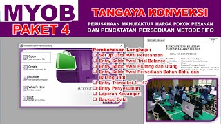 TUTORIAL MYOB TANGAYA KONVEKSI UKK AKUNTANSI 2022 [upl. by Esalb496]