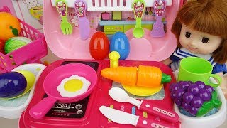 Baby Doli and Kitchen car surprise eggs food toys baby doll play [upl. by Banyaz462]