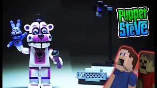 Five Nights at Freddys fnaf STAGE RIGHT McFarlane Toys Jumpscare Funtime Freddy Playset Unboxing [upl. by Enelyahs]