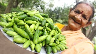 Coccinia Grandis Recipe In Village Style by Grandma  Myna Street Food [upl. by Jago]