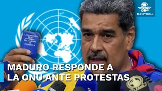 “Golpe de estado” la violencia en protestas contra resultado electoral Maduro a la ONU [upl. by Resa873]