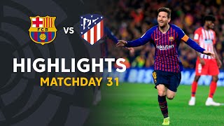 Highlights FC Barcelona vs Atletico de Madrid 20 [upl. by Carling145]