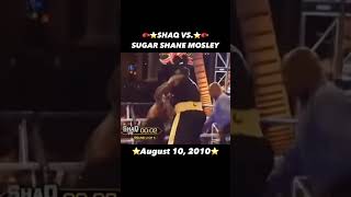 SHAQ VS SUGAR SHANE MOSLEY INSANE 😳 BOXING 🥊 MATCHboxing shortsviralshortsshaqmiketyson [upl. by Frodin]