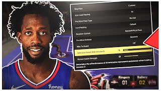Best Defensive Setting For NBA 2k22 Current Gen [upl. by Nyleuqcaj]