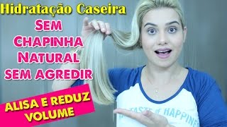 Diário de Um Cabelo Loiro 19  Hidratação Caseira que Alisa e Reduz Volume [upl. by Pritchett]