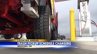 Trash pickup schedule changing in Medford [upl. by Henke790]