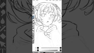 Art processing ⁠｡⁠•̀⁠ᴗ⁠⁠ ibispaint speedpaint digitalart art sketch oc shorts [upl. by Early]