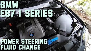 BMW E87 1 Series Power Steering Fluid Change [upl. by Patrick]