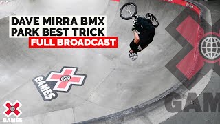 Dave Mirra BMX Park Best Trick FULL COMPETITION  X Games 2022 [upl. by Faina]