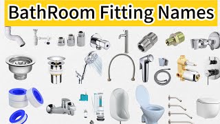 Bathroom Fittings Names and Uses  CP Fitting Names and use  Hamza Yt [upl. by Aldus]