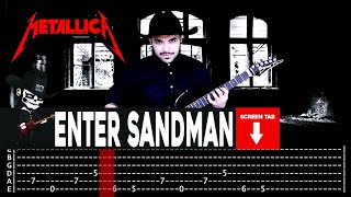 【METALLICA】 Enter Sandman  cover by Masuka  LESSON  GUITAR TAB [upl. by Randee117]