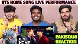 Bts Home Song Live performance Pakistani Reaction Haider [upl. by Cheung40]