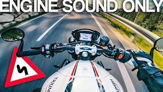 2018 Triumph Speed Triple RS Arrow exhaust RAW Onboard [upl. by Okihcim]