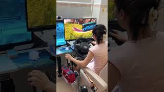 Realistic bus driving setup shortsvideo [upl. by Etam]