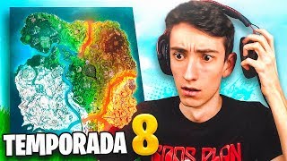 MAPA TEMPORADA 8 DE FORTNITE FILTRADO [upl. by Adaliah279]