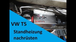 VW T5 Luftstandheizung nachrüsten  Vevor 3kW Diesel Standheizung [upl. by Nylanaj]