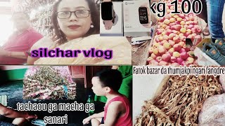 silchar vlog  fatok bazar da thumjakpi ngari fangktre🙄 online da gi pot lake🌷 [upl. by Adnulahs376]