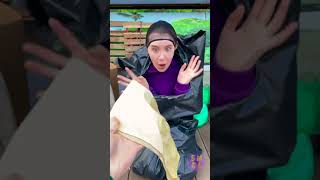 Scared of the garbage bag  FUNNY PRANKS ON FRIENDS  Crazy And Awesome Pranks by SMOL shorts [upl. by Jenness]