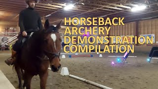 Horseback archery demonstrations compilation [upl. by Eiliah]