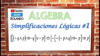 Simplificaciones Lógicas Ejercicio 1 [upl. by Charley]