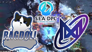 CRAZY SERIES  NIGMA GALAXY SEA vs RAGDOLL  WHAT A COMEBACK  DPC SEA DIVISION 2 DOTA 2 [upl. by Olnek416]