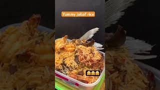 Party jollof rice cooked with Assorted protein partyjollof viralvideo shortvideo [upl. by Yragerg]