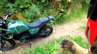 Royal Enfield Himalayan Euro 5 test  on road off road and a breakdown [upl. by Atterg]