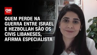 Quem perde na guerra entre Israel e Hezbollah são os civis libaneses afirma especialista  WW [upl. by Drolet]