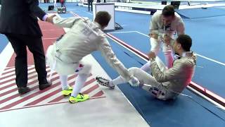 Greatest Sabre Comeback Vincent Anstett vs Germany [upl. by Weismann]