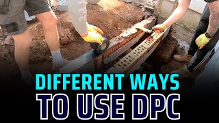 Damp Proof Course Installation  Different ways to use DPC [upl. by Pickard305]