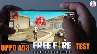 Oppo A53 FREEFIRE Test  Ultra Graphics Gameplay 6GB128GB⚡🔥♥️ [upl. by Osnofedli239]