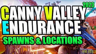 CANNY VALLEY ENDURANCE GUIDE  SPAWNS AND LOCATIONS [upl. by Grani472]