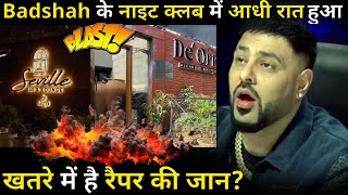 A man hurling explosive outside rapper Badshah’s Chandigarh club [upl. by Olegnad]