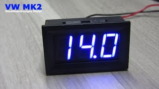 DC 12v digital voltmeter with blue led [upl. by Bagger682]