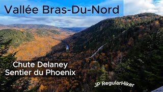 Chute Delaney et sentier Du Phoenix Rando au Quebec 13km octobre 2024 [upl. by Hareehat818]