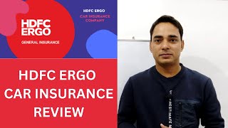 HDFC ERGO CAR INSURANCE REVIEW IN HINDI  HDFC ERGO CAR INSURANCE FULL DETAILS  BEST CAR INSURANCE [upl. by Osnofledi405]