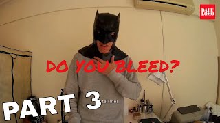 DIY Batman Mask Part 3  Leather Texture Using White Glue  DIY Cosplay [upl. by Mikahs]