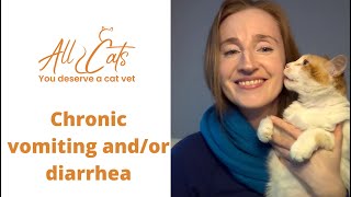 Chronic vomiting andor diarrhea in cats [upl. by Aidyl256]